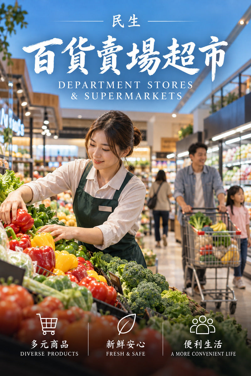 民生-百貨賣場超市｜臺灣工商網