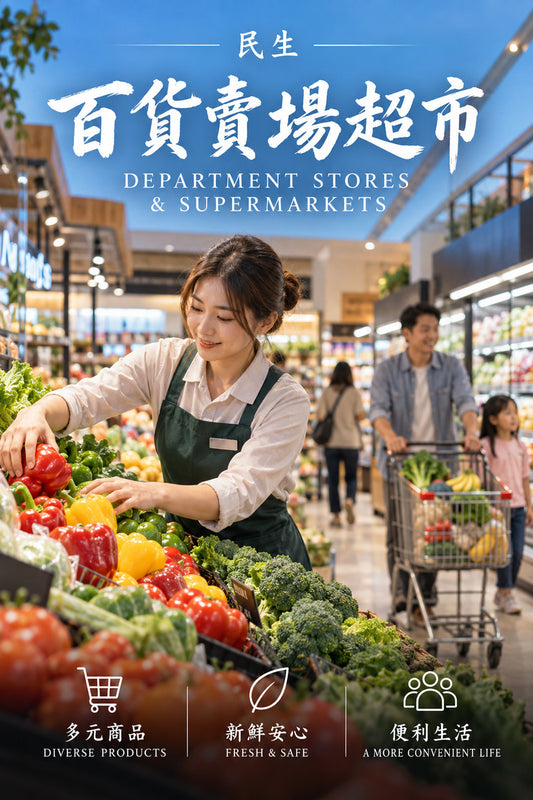 民生-百貨賣場超市｜臺灣工商網