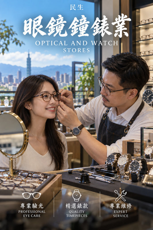 民生-眼鏡鐘錶業｜臺灣工商網