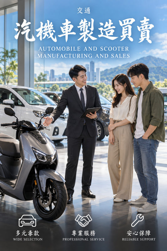 交通-汽機車製造買賣｜臺灣工商網