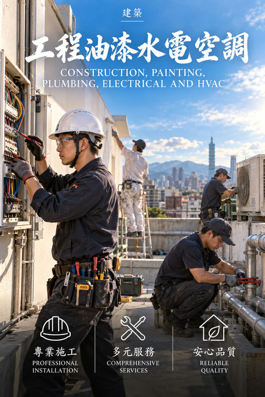 建築-工程油漆水電空調｜臺灣工商網