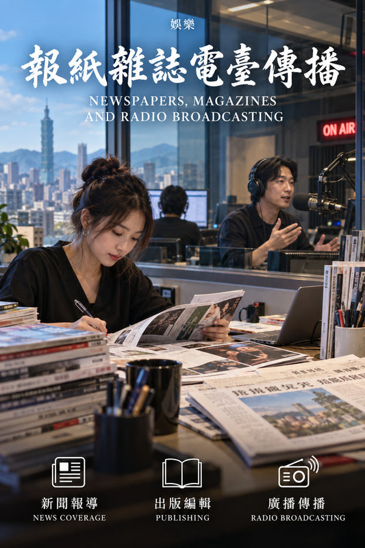 娛樂-報紙雜誌電臺傳播｜臺灣工商網