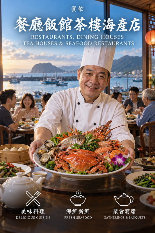餐飲-餐廳飯館茶樓海產店｜臺灣工商網